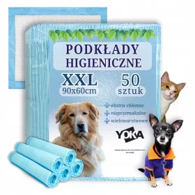    Хигиенни подложки за кучета XL 60x90 50 бр. ПОДЛОЖКИ ЗА ПИКАЕНЕ ГОЛЕМИ