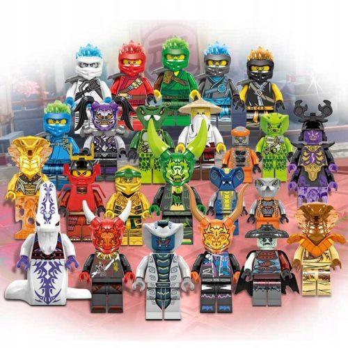  NINJAGO BLOCKS МИНИ НИНДЖА ФИГУРИ КОМПЛЕКТ 24 ЧАСТИ