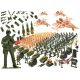  Комплект фигури Kontext Военна база 6188 307 бр.