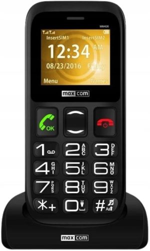  Мобилен телефон Maxcom MM426 4 MB / 4 MB 2G черен