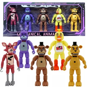    FIVE NIGHTS AT FREDDY'S ФИГУРКИ КОМПЛЕКТ FNAF ФИГУРКИ 5 бр. FOXY BONNIE CHICA