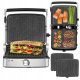  ЕЛЕКТРИЧЕСКИ ГРИЛ Panini Sandwich Maker Регулируем на 220°C XXL 2000W