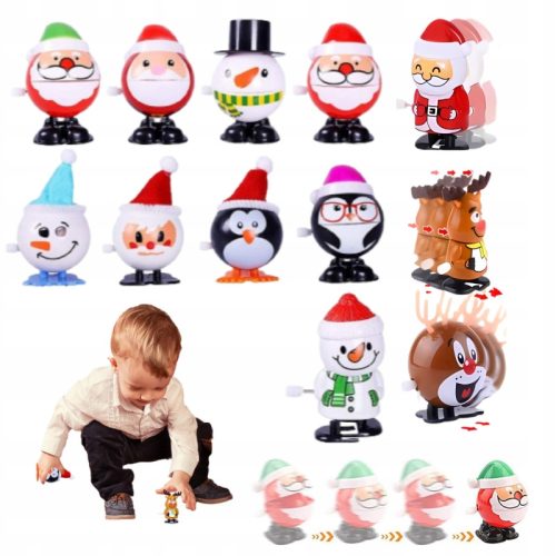 12 бр Penguin MOVABLE Wind-up toy Антистрес играчки за деца