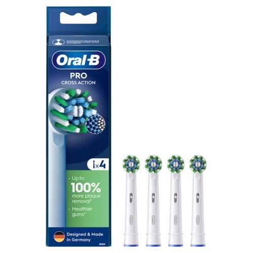  Oral-B Pro Cross Action глави за електрически четки за зъби, 4 бр