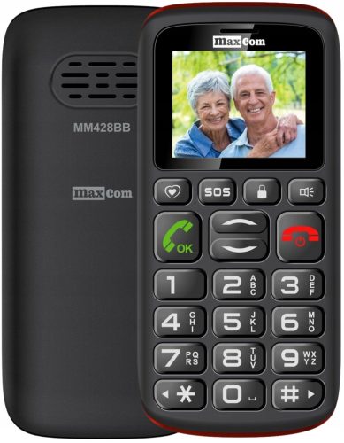  Мобилен телефон Maxcom MM428 4 MB 2G черен