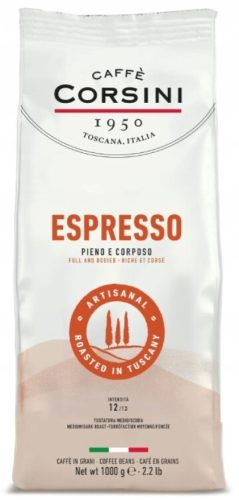  Corisni Espresso кафе на зърна 1 кг Бленд робуста, арабика