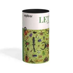    Пъзели за деца - Puzzle Let's learn! Mideer Insects of the World 126 елемента