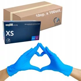    Нитрилни ръкавици easyCARE нитрилни XS сини 1000 бр.