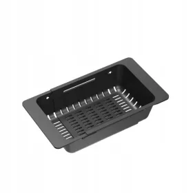    Kernau KPB 01 кошница за капки Matt Black Регулируема ширина 32-46cm