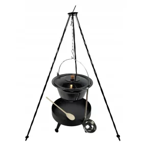    Унгарски казан 10 Л КАМИНА 40 черпак