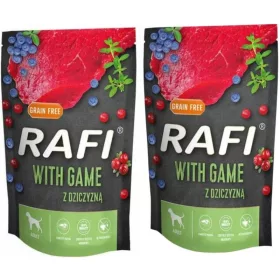    Комплект Dolina Noteci Rafi 2x Мокра храна за кучета с еленско месо 0,5 кг Саше