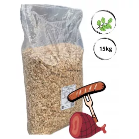    Дървесен чипс за опушване на бук елша KL10 15 кг 60 л AWPOL CHIPS