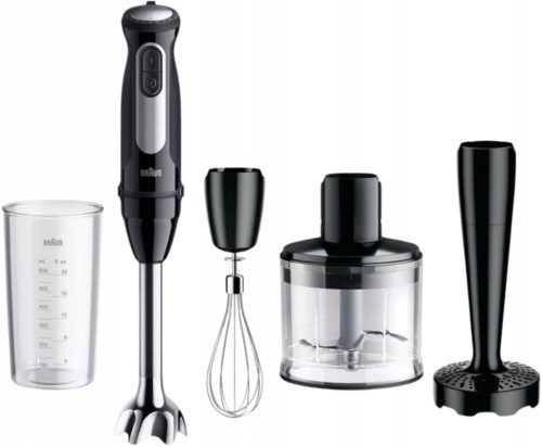  Ръчен пасатор Braun MultiQuick 5 Pro 1000 W, черен