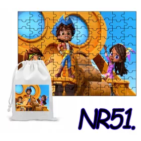    ПЪЗЕЛ 70 ЧАСТИ. ПОДАРЪК ПЪЗЕЛ ПИРАТ САНТИАГО + ЧАНТИЧКА С ЩАМПА