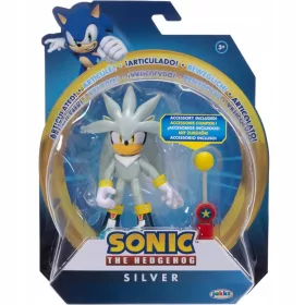    ТАРАЛЕЖЪТ SONIC JAKKS ОРИГИНАЛНА ПОДВИЖНА ФИГУРА СРЕБЪРНА + КОНТРОЛНА ТОЧКА