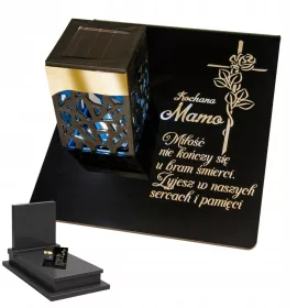   Соларен фенер за гроб LED лампа - енергоспестяваща и устойчива