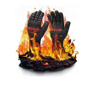    SPGOOD Грил ръкавици, устойчиви на топлина, 800 градуса L/XL