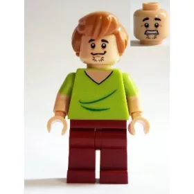    lego scooby-doo фигура - scd001 Шаги Роджърс затворена уста