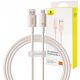  Baseus USB - USB тип C кабел 1м розов