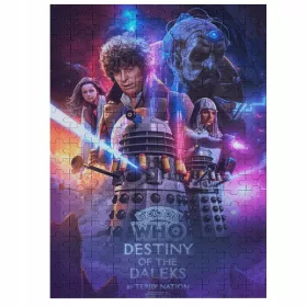    Пъзел 1000 части Doctor Who Дървен пъзел