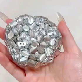    Make Sound Squeeze Ball Punk Squishy Toy Ball Fidget Round Slow Bounce