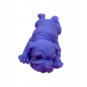    Мек, сладък, реалистичен TPR булдог, мек животински стрес, играчка