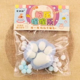    Завладяваща анимационна играчка със сладък хамстер с вафлени лапи, силиконова играчка за притискане