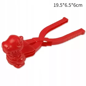    Щипка за снежна топка Сърце Патица Снежен човек Щипка за създаване на форма на динозавър Детска зима