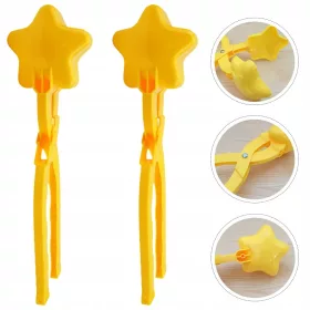    2 бр. Ръчен щипка за снежни топки Пластмасова скоба за играчки