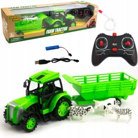    RC ТРАКТОР С ДИСТАНЦИОННО УПРАВЛЕНИЕ С ДЪРВЕНИ ТОПЧЕТА
