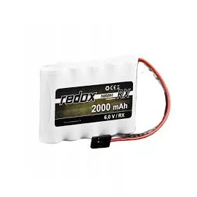    RX NIMH батерия 6V 2000mAh JR конектор като