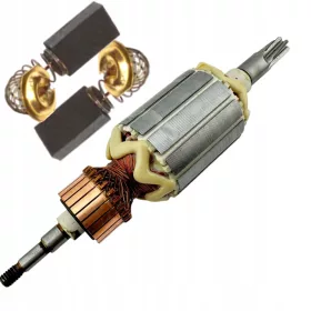    Ротор MAKITA HM0860C HM 0860 C карбонови четки 513563-2 HM 0 8 6 0 C