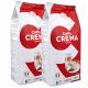  CAFFE CREMA LATTE кафе на зърна 1кг х2 деликатна пяна COFFIX