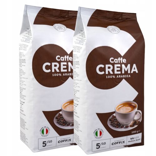  Арабика COFFIX Caffe Crema кафе на зърна 1000гр