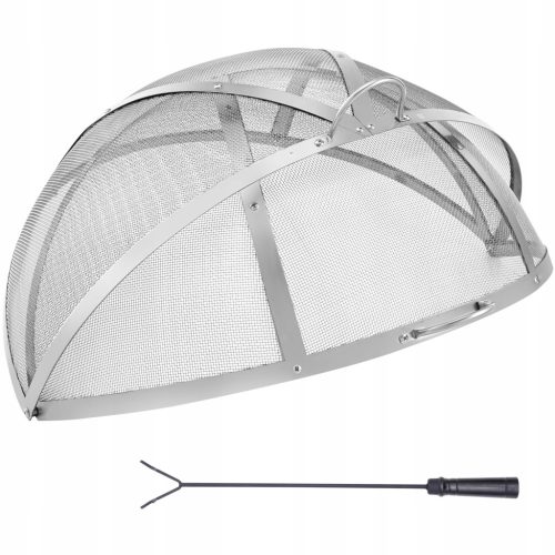  VEVOR 30" 13.8LB Капак за огнище от неръждаема стомана с форма на топка