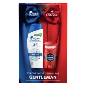    Комплект за грижа за мъжете: шампоан Head Shoulders 2in1 Classic Clean и дезодорант Old Spice Captain
