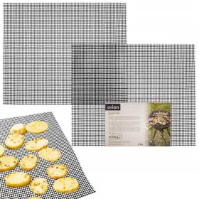    ТЕФЛОНОВА ПОДЛОЖКА ЗА ПЕЧЕНЕ 40Х33СМ 2БР. НЕЗАЛЕПВАЩА ЗА СКАРА