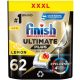  Капсули за съдомиялна машина Finish Ultimate Plus 62 лимон