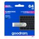  GOODRAM UNO3 флашка 64 GB USB 3.2 сребриста