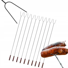    Пръчки за лагерен огън 100 СМ вилици 10 бр