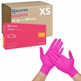    Медицински ръкавици Mercator за еднократна употреба размер XS латекс 100 бр.