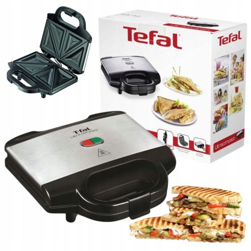  Тостер Tefal UltraCompact SM1552 сребрист/сив 700 W