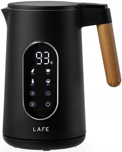  Lafe KettleX Pro 2200W 1.7L електрическа кана Въртяща се основа Черна