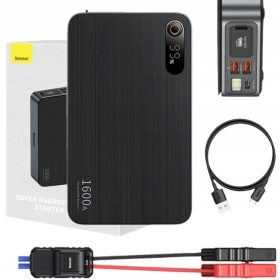    Baseus Super Energy Pro Car Jump Starter 16000mAh Powerbank Стартиране на двигателя
