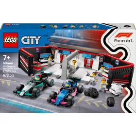    LEGO City 60444 Garage City 60444 F1 и Mercedes-AMG и Alpine автомобили