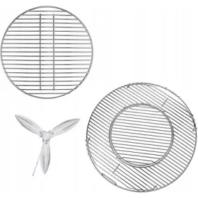    Решетка за готвене Weber, решетка за дървени въглища и комплект система за почистване