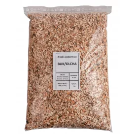    Дървени стърготини за опушване Дърва за опушване 4L Бук - Елша 1kg клас 08 4=