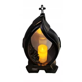   Красива лампа-сълза с подвижен вложка, имитираща истинска свещ, 36 см