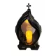 Красива лампа-сълза с подвижен вложка, имитираща истинска свещ, 36 см