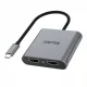  UNITEK АДАПТЕР USB-C КЪМ 2X HDMI, 4K 60HZ MST